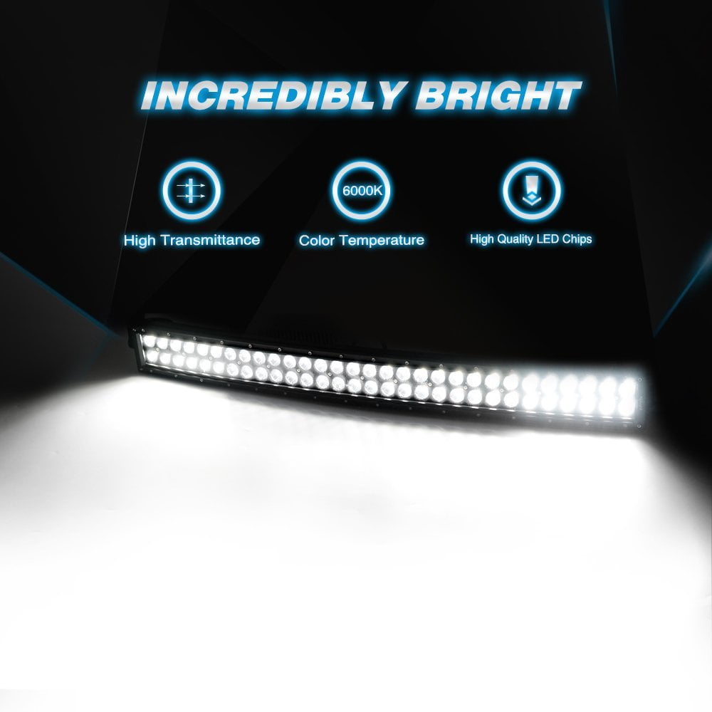 Nilight 32" 180W Spot Flood Combo High Power LED Driving Lamp LED Light Bar Off Road Fog Driving Work Lights for SUV Boat Jeep Lamp,2 Years Warranty