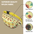 thumbnail image 5 of Fanny Pack Halloween Cute Pumpkin Faces Waist Pack Bag,Running Cross Bag,Waterproof Large Fanny Packs for Women Men for Travel Running Hiking Cycling, 5 of 6