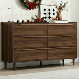 chinese dress ladies Dresser for Bedroom, Farmhouse 6 Drawer Dresser, TV Stand for Bedroom,  Dressers & Chests of Drawers, Living Room Organizer with Storage Drawers –  Amerlife main image 1