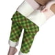 thumbnail image 2 of Gibobby Pantalones yoga largos informales de moda con estampado a cuadros para mantener el calor para mujer de invierno, mallas elásticas de cintura alta ajustadas y gruesas(Multicolor, M), 2 of 5
