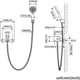 thumbnail image 4 of Robinet - [Set 2] robinet + arrosage à cinq vitesses + soporte + tuyau, 4 of 5