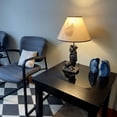thumbnail image 3 of Zeckos Golf Lovers Tee Light Golf Bag Table Lamp With Decorative Shade, 3 of 6