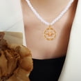 thumbnail image 2 of LYMAYTER Simple Short Necklace Faux Pearl Necklace - Retro, Simple, Light LuxurioUS-CYYL, 2 of 7