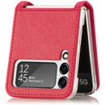 thumbnail image 5 of Case for Galaxy Z Flip 4 5G 5G,  Galaxy Z Flip 4 5G Wallet PU Leather Case with Card Holder, Shockproof Full-Body Protective Cover Phone Case for Galaxy Z Flip 4 5G 2022, Red, 5 of 7
