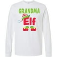 thumbnail image 3 of Inktastic Christmas Grandma Elf Long Sleeve T-Shirt, 3 of 5