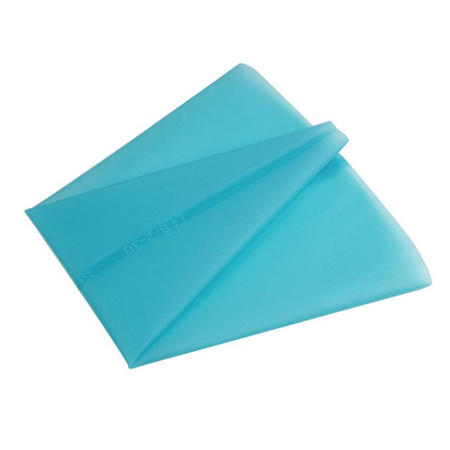 MasteelfCA Sacs à Pâtisserie Réutilisables en Silicone pour Décoration de Gâteaux (Bleu)