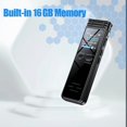 thumbnail image 1 of 128G Voice-Activated Digital Recorder - Portable Mini with USB, MP3, Professional 1536kbps Audio for Lectures & Meetings, Password Protection, Noise Reduction Chip, 128GB/64GB/32GB/16GB Options, 1 of 10