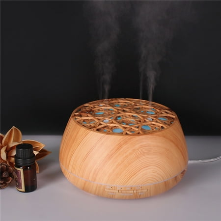 

Toyella Four-Hole Misting Aroma Diffuser Three-Dimensional Aromatherapy Humidifier Light wood EU