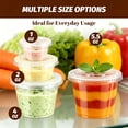 thumbnail image 6 of BYSNOW 4 oz Jello Shot Cups with Lids, Clear Plastic Condiment Cups, 360 Count, 6 of 10