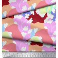 thumbnail image 3 of Soimoi Velvet Fabric Floral Shirting Print Fabric by Yard 58 Inch Wide, 3 of 3