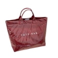 thumbnail image 2 of Soft Glossy PVC Tote Bag for Women, Red, Lightweight Large Handbag for Daily Shopping Commute, 2 of 7