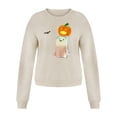 thumbnail image 4 of OUSITAID Halloween Mode Chandails Décontractés à Manches Longues Imprimés pour Femmes Hauts EAN13, 4 of 5