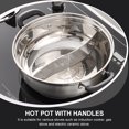 thumbnail image 3 of SHINYPASING Induction Cooking Pot for Hot Pot Stainless Steel Kitchenware Non Rusting 1Set, 3 of 8