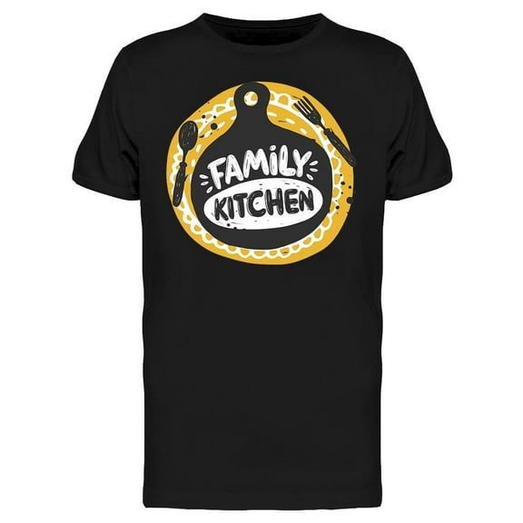 Family Kitchen Lettering T-Shirt Men -Image by Shutterstock, Male Medium