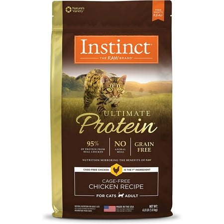 UPC: 0769949658511 | Instinct Ultimate Protein Grain-Free Cage-Free Chicken Recipe Natural Dry Cat Food by Nature s Variety  4 lb. Bag