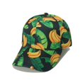 thumbnail image 3 of ibiyuan Women's Baseball Caps Women's Hats Women's Tropical Banana Leaf Printed Baseball Cap for Spring and Summer Fashion, 3 of 3