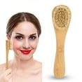 thumbnail image 6 of Face Brush, Wooden Handle Manual Face Dry Brush, Bristles Exfoliating Face Brushes, 6 of 9