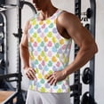 thumbnail image 5 of Pofeuu Colorful Rubber Duck Print Men's Workout Tank Tops Sleeveless Muscle Gym Shirt Quick Dry-Medium, 5 of 7
