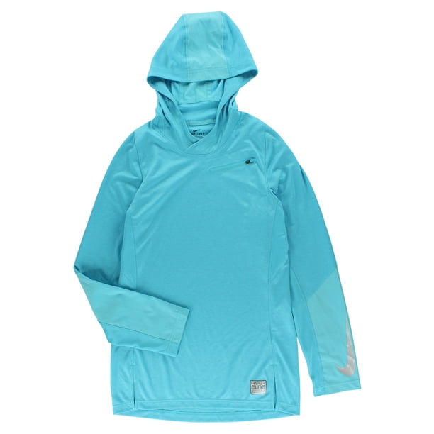 nike men's hyper dry hooded long sleeve shirt