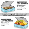thumbnail image 5 of Iauyy Casserole Carrier for Hot Food Insulated Casserole Travel Carry Bag with Lid Food Warmer Bag for Party/Picnic,Beach, 5 of 7
