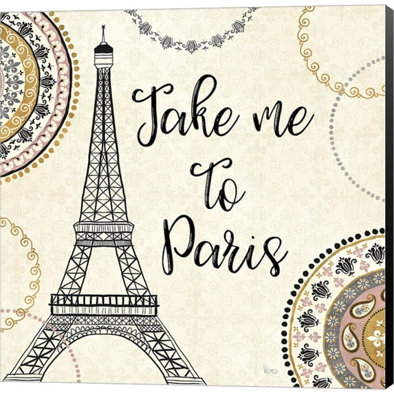 Romance in Paris I by Veronique Charron, Canvas Wall Art