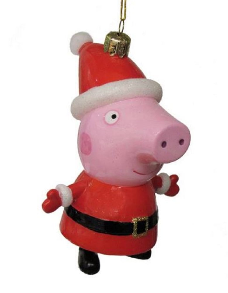 Kurt Adler 4 75 Glass Peppa Pig Ornament Walmart Com