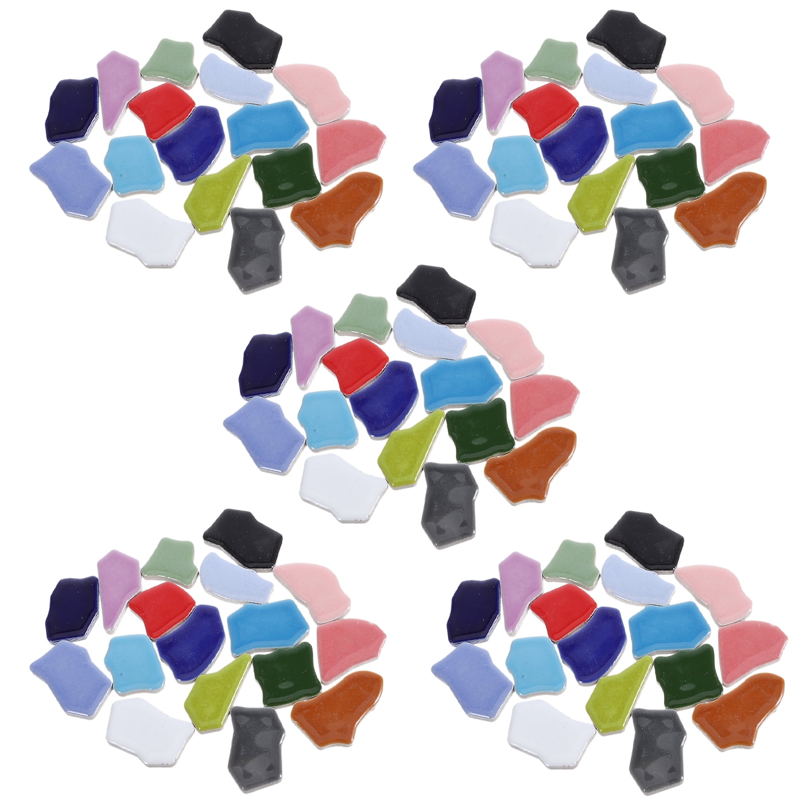 BERTDOMD 1000g Ceramic Mosaic Tiles for Crafts, Decorative Mosaic Patches for Home Art Projects and Designs