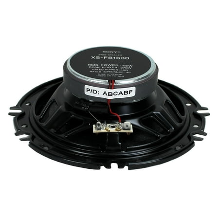 Sony - 6-1/2" 3-Way Car Speakers with Mica Reinforced Cellular (MRC) Cones (Pair) - Black/Graphite