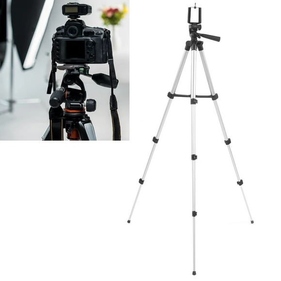 Soporte Para Trípode Para Teléfono, Patas De Goma Antideslizantes Estirables, Nivel De Burbuja, 4 Sesiones, Profesional, Carga Máxima De 2,5 Kg, Trípode Para Palo Selfie Con