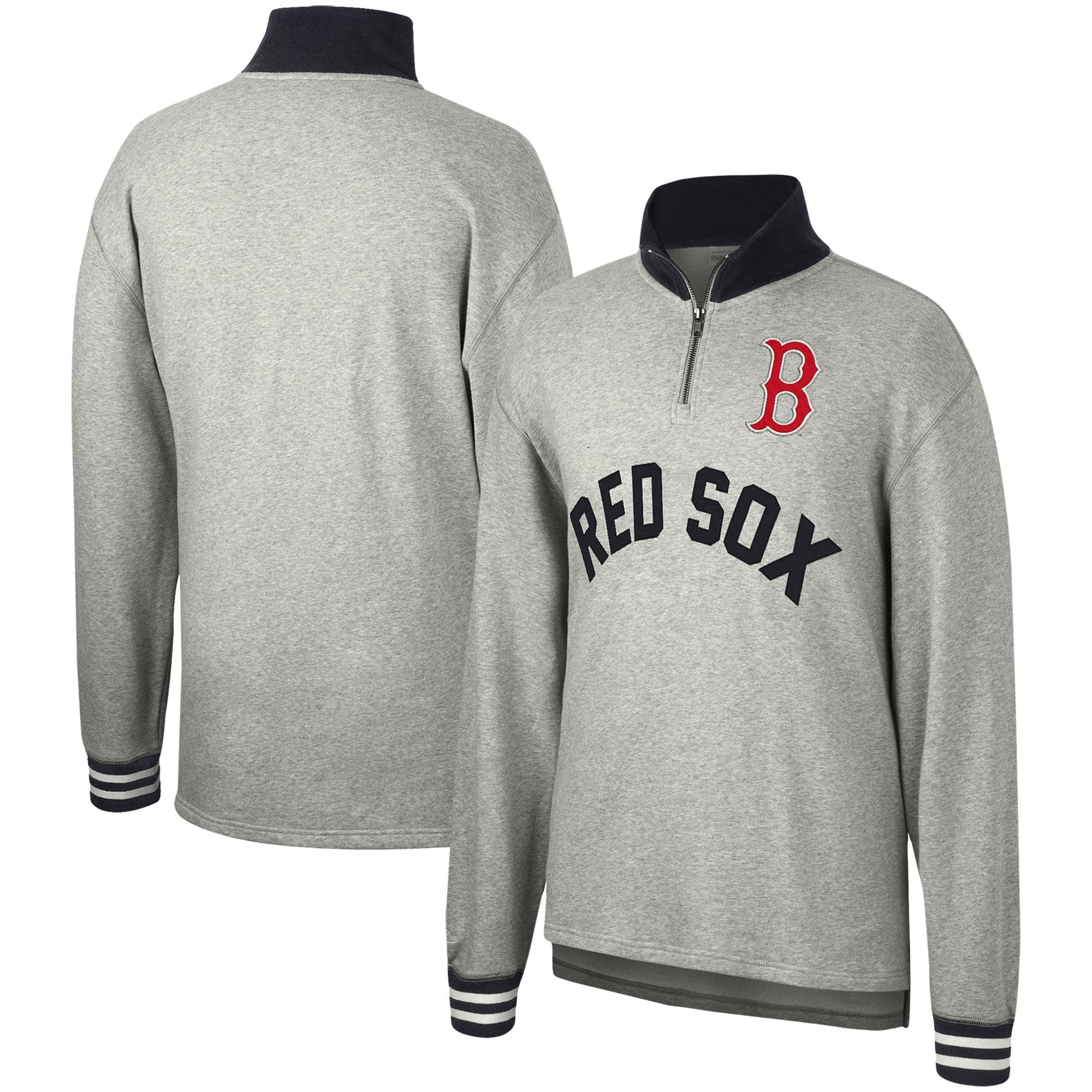 red sox quarter zip pullover