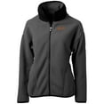 thumbnail image 2 of Women's Cutter & Buck Gray Idaho State Bengals Cascade Eco Sherpa Fleece Full-Zip Jacket, 2 of 3