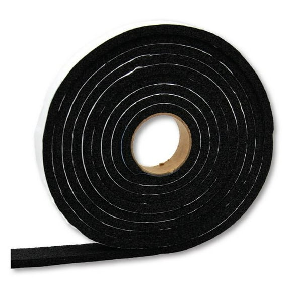 AP Products 018-5163450 - 50' Black Vinyl Door/Window Foam Seal