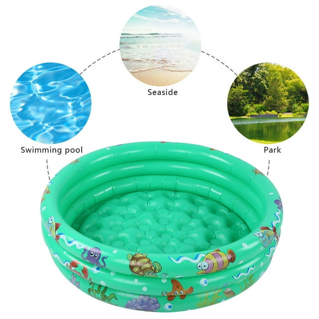 Haofy Piscine pour Enfants, Piscine pour Bébé Garçon, Piscine Gonflable Souple pour Enfants avec Dessins Animés, Piscine pour Garçon Épaissie, Piscine Rafraîchissante d'Été pour Bébé