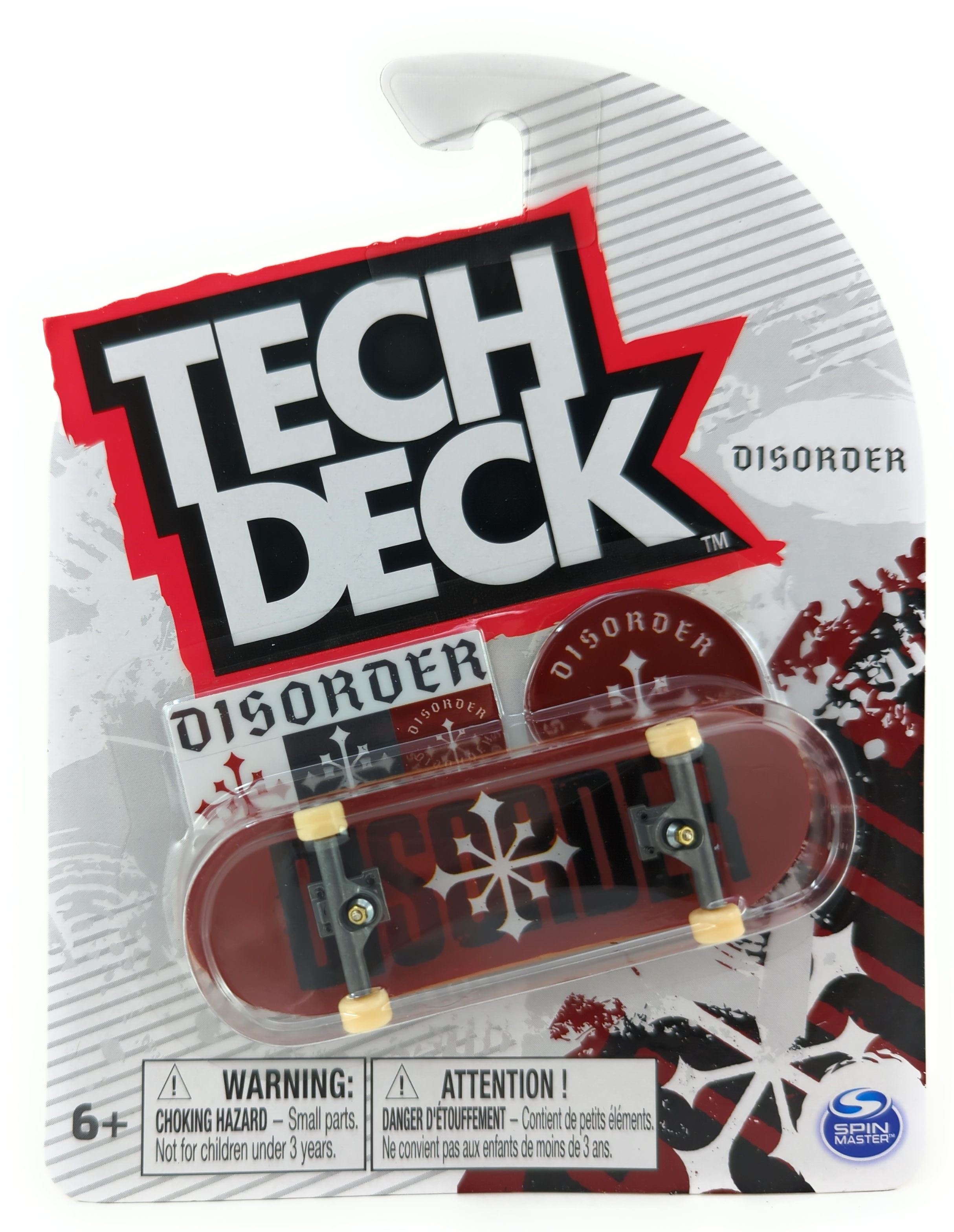 Tech Deck Disorder Skateboards Crossover Red 2022 Complete 96mm Fingerboard