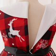 thumbnail image 5 of Girls Christmas Dress Red Swing Long Sleeve Dress Printed Tea-Party Xmas Dresses Casual A-Line Fall Dresses, Red, 5 Years, 5 of 6