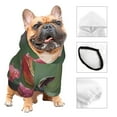 thumbnail image 3 of Fotbe Humming Bird 1 Sudadera con Estampado para Perros Pequeños – Suéter con Capucha para Mascotas, Tela Suave de Forro Polar con Bolsillo-Large, 3 of 7