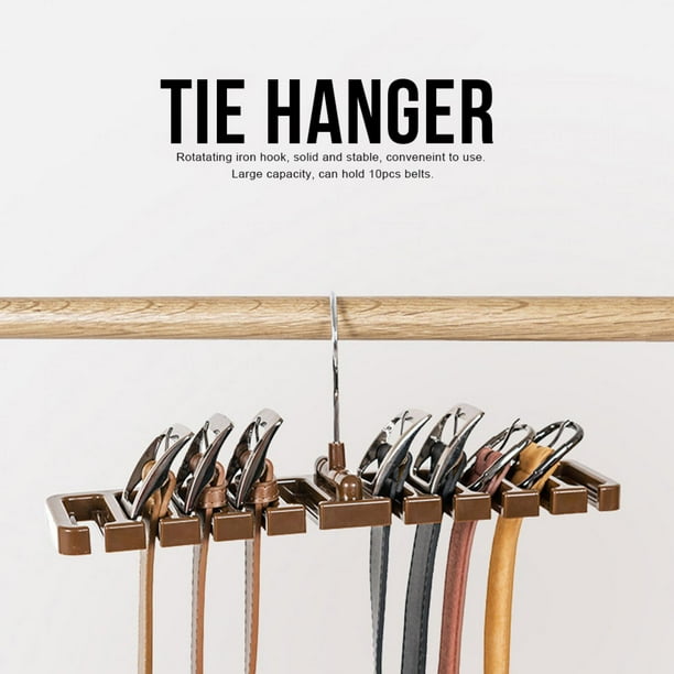 Belt Hanger Multifunction Tie Rack Hanger Belt Holder Closet Tie Rack Leading Edge Technology