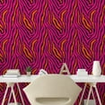 thumbnail image 3 of Ambesonne Safari Peel & Stick Wallpaper for Home, Zebra Pattern Stripes Design, 13"x100", Pink Plum Orange, 3 of 6