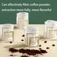 thumbnail image 3 of SZLYTYUN 50PCS Portable Coffee Filter Paper Bags Hanging Ear Drip Coffee Single Drinker Bags Disposable Drip Coffee Filter Bags are suitable for home, office, travel and camping., 3 of 5