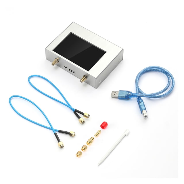 V2 Plus4 50KHz-4GHz Vector Network Analyzer 4 Inch TFT Shortwave HF VHF UHF 70-90dB With 3200mAh Battery ,Portable