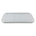 thumbnail image 2 of Disposable Aluminum Lid Cover for Third 1/3 Size Aluminum Table Pan (Pack of 50), 2 of 3