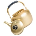 thumbnail image 1 of AURARMLET Aluminum Tea Kettle Korean Style Water Heating Golden 1Set, 1 of 8