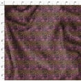thumbnail image 4 of Soimoi polyester Crepe Fabric Artistic Flower Mandala Print Fabric by Yard 42 Inch Wide, 4 of 5
