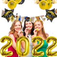 thumbnail image 4 of New Year Christmas Balloon Banner Flag Set Party Supplies Set Para Celebraciones Navideñas Y Despedidas De Soltero 2022 Happy sonducket HA041441-02, 4 of 6