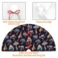 thumbnail image 4 of Pofeuu Mushroom Doodle Print Christmas Tree Skirt, Merry Christmas Skirt Xmas Tree Ornaments for Xmas Holiday Party Decorations-48", 4 of 7