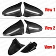 thumbnail image 2 of Carbon Fiber M Horn Side Mirror Cover For Lexus 2014-20 IS200 300 350 RC F-Sport, 2 of 7