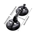 thumbnail image 3 of BKRE Ventouse Robuste pour Verre avec Support de Haute Pression en Aluminium, 3 of 5