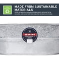 thumbnail image 3 of Behrens 1-OV 7.5 Gallon Hot Dipped Steel Oval Tub - Quantity of 1, 3 of 4