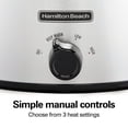 thumbnail image 5 of Hamilton Beach Elite Set N' Forget Oval Slow Cooker, 6-qt, 5 of 5
