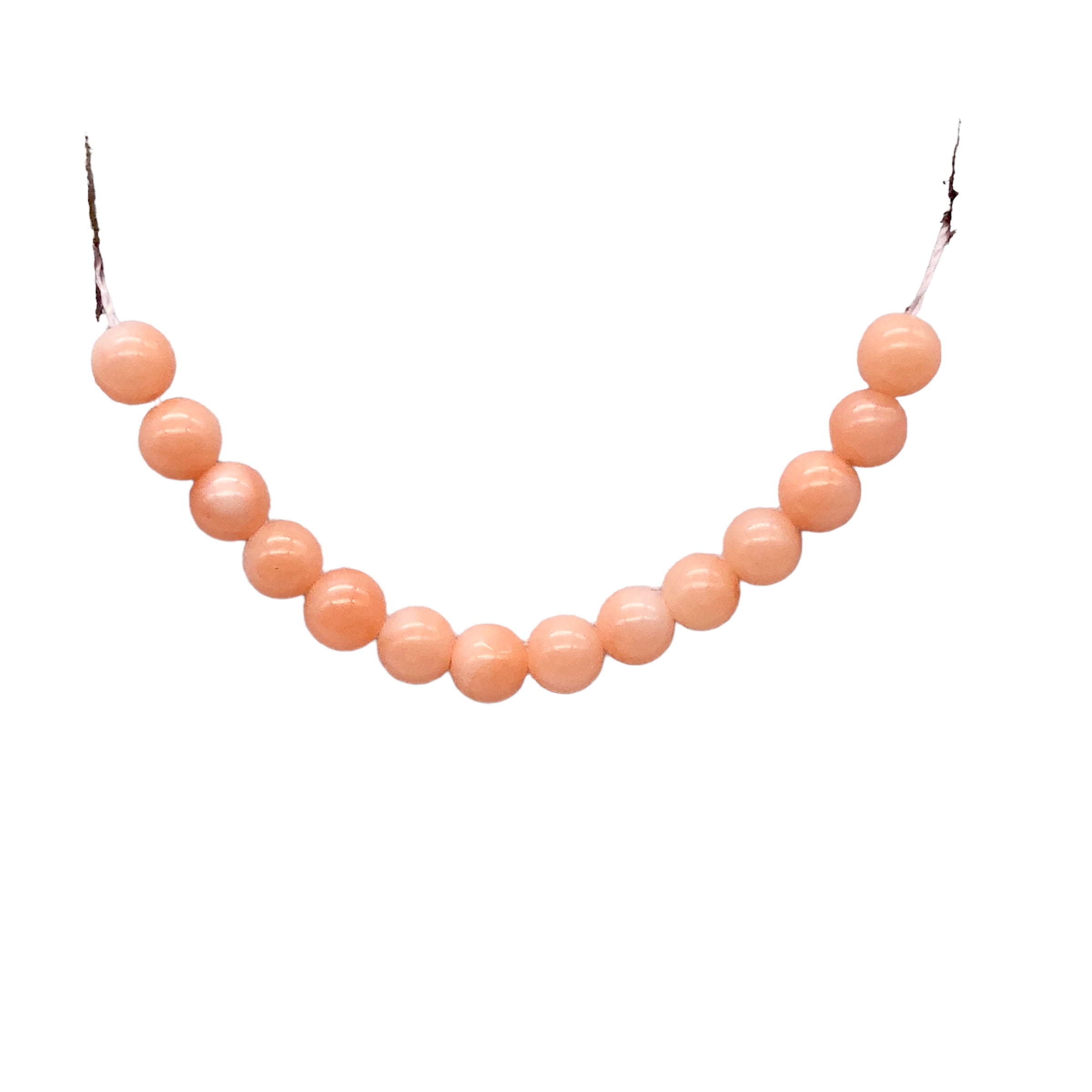 AAA+ Natural Salmon/Pink Coral Beads, 14 Beads